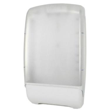 Imagem de Dispenser para toalha interfolhada 3 dobras translúcido cristal t179 -