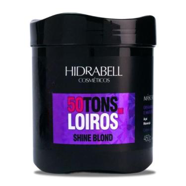 Imagem de Máscara de Hidratação Matizadora 50 Tons de Loiro 450g Hidrabell Neutr