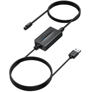 Imagem de Adaptador USB para áudio óptico