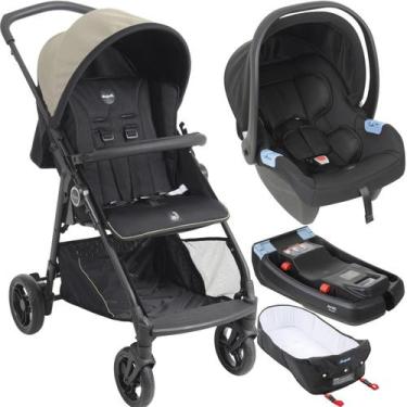 Imagem de Carrinho de Bebe Moises Bebe Conforto Base Burigotto Lui Sand