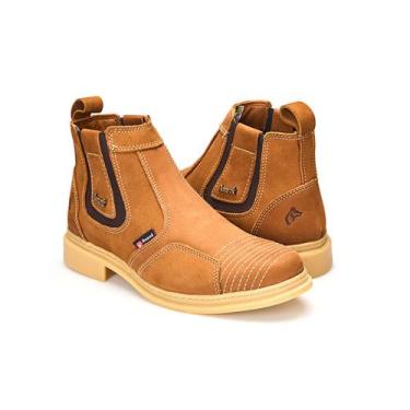 Imagem de Botina Amarok Vaquejada Masculino Em Couro Solado Latex, 40