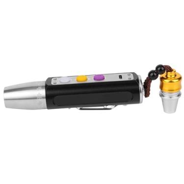 Imagem de Naroote Lanterna Portátil de 3 LEDs Expert Jades Tocha USB Recarregável para Luzes de Identificação de Joias, Material Resistente de Liga de Alumínio Adequado para Pesquisas Empresariais e Acadêmicas