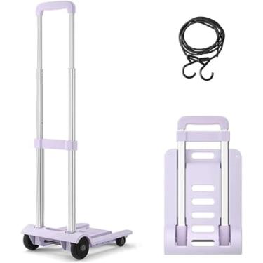 Imagem de Carrinho de mesa dobrável resistente - Carrinho utilitário portátil para transporte fácil de cargas pesadas - Jardim móvel e plataforma de uso doméstico - Vagão dobrável versátil