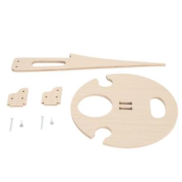 Imagem de Estaca de mesa de vinho dobrável portátil ao ar livre mesa de piquenique redonda design estável de madeira maciça para gramado jardim praia