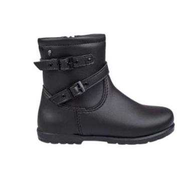Imagem de Bota Infantil Pampili Menina Nude Preta Conforto e Estilo-Feminino