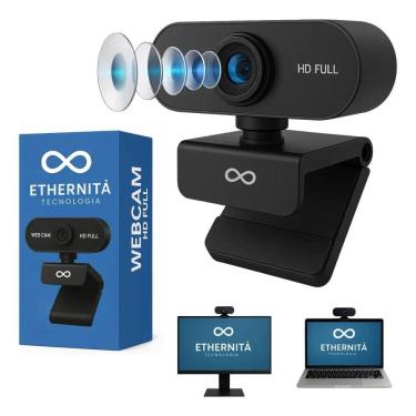 Imagem de Webcam Camera 1080P Usb Com Microfone Integrado - Ethernità