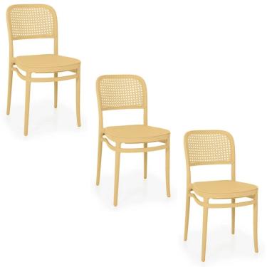 Imagem de Cadeira De Jantar Roma Para Sala E Cozinha Bege 3