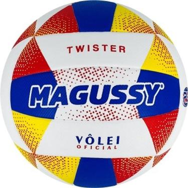 Imagem de Bola Magussy Vôlei Twister Extra Soft Oficial Macia
