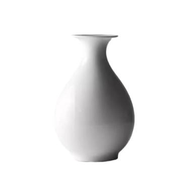 Imagem de Vaso simples zen vaso de cerâmica mesa ornamentos de flores sala de estar arranjos de flores decorações vasos de flores (B)