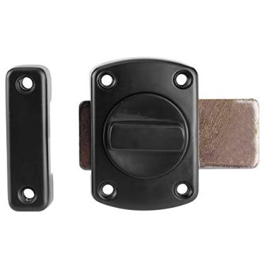 Imagem de AYNEFY Fechaduras de Porta de Armário de Liga de Zinco Trava de Armário Multifuncional Ferragem de Fechadura de Porta Deslizante para de 2.1x1.6x1in Fechaduras de Hardware de Janela de (Trava de