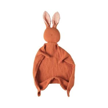 Imagem de Toalha Calmante Para Bebê Coelho 100% Algodão Lenço De Cartoon Para Be