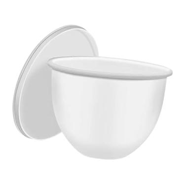 Imagem de KiBcsLic Forro de silicone para tigela com tampa, peça para eletrodomésticos de cozinha, acessório para batedeira com cabeça inclinável de 5 litros, Branco