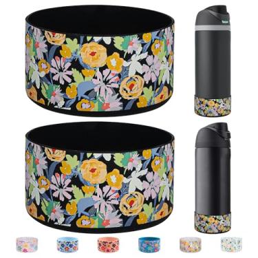 Imagem de HEYSKAY 2 peças de bota de silicone para garrafa de água Owala Flask 680 g, capa protetora antiderrapante para Owala Twist, garrafa de água de aço inoxidável FreeSip and Flip sem BPA Base inferior da