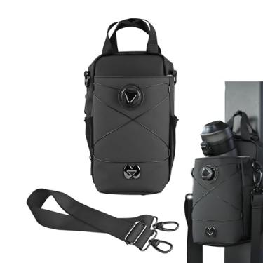 Imagem de Richboyz Bolsa magnética para garrafas: ímã de 10 kg - bolsa de suporte de garrafa de academia resistente à água com organizador - Acessório esportivo de mãos livres para homens e mulheres