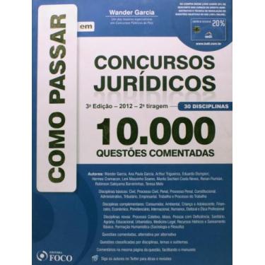 Imagem de Como Passar em Concursos Jurídicos: 10.000 Questões Comentadas - 30 Di