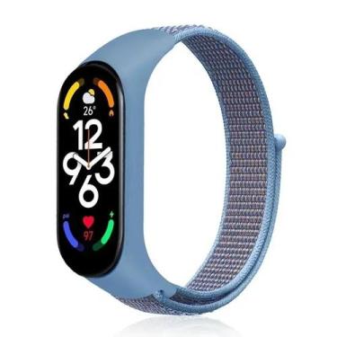 Imagem de Pulseira De Nylon Ajustável Para Mi Band 7 6 5 4 3, Substituição De Pu
