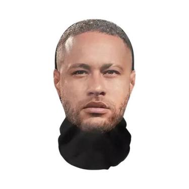 Imagem de Máscara De Malha 3D Impressa Com Rosto De Celebridade, Respirável, Pad