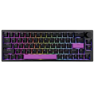Imagem de ZMX Teclado para jogos X BOYI 66Pro, interruptor magnético, gatilho rápido, RGB, 60% efeito Hall, acionamento ajustável, montagem em junta, hot swap, teclado mecânico com botão para PC/Mac Gamer