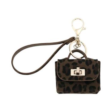 Imagem de Chaveiro De Bolsa Mini De Couro Coreano Fofo E Moderno, Pingente De Bo