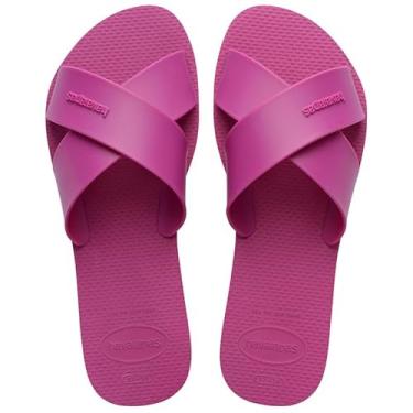 Imagem de Chinelo Rasteira Havaianas cor:Rosa Gum;tamanho:35/36