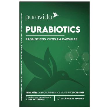 Imagem de Purabiotics Probióticos Vivos - Puravida 30 cápsulas-Unissex