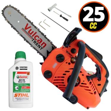 Imagem de Motor Serra á Gasolina Vulcan Vsl250 + óleo 2t Castrol Sthil