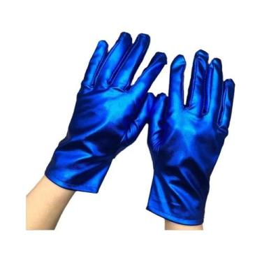 Imagem de Luvas De Couro Envernizado Brilhante Para Adultos (Masculino E Feminin