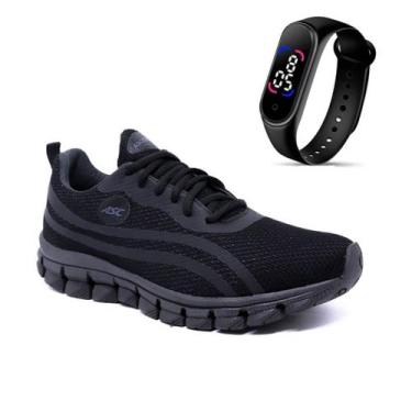 Imagem de Tênis Masculino Confortável Leve Caminhada Trabalho Academia Dia a Dia