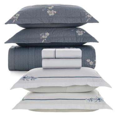 Imagem de Jogo de Colcha e Lençol Queen Karsten 200 Fios 100% Algodão - Capricho