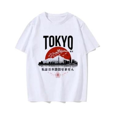 Imagem de Camiseta Unissex Gótica Y2K Estilo Coreano Hip Hop De Rua Com Estampa 