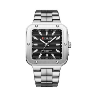 Imagem de Relógio De Pulso Masculino À Prova d'Água Luminoso Em Aço Inoxidável Q