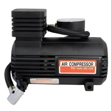 Imagem de Mini Compressor Ar Com 3 Bicos Automóvel Portátil 12V 250Psi - Kadê