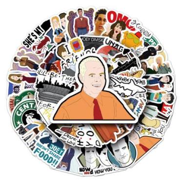 Imagem de Pacote de adesivos Friends Anime 55 peças de adesivos decorativos de d