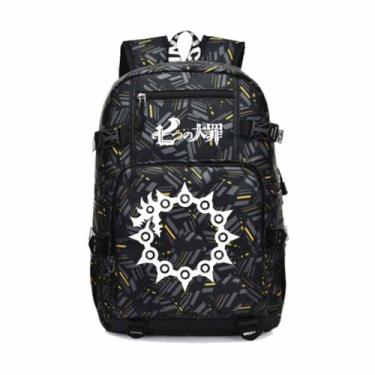 Imagem de Mochila Seven Deadly Sins Meliodas Cartoon Kids School - Yiweisai
