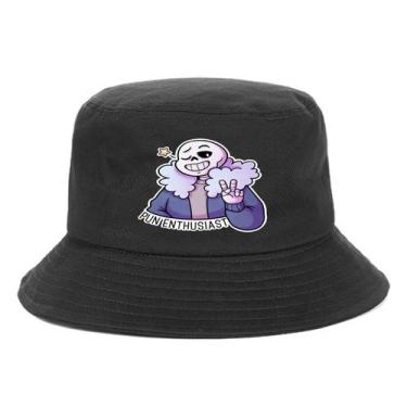 Imagem de Bucket Hat Undertales Sans Anime Casual Beach Fisherman - Yiweisai