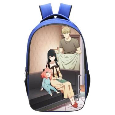 Imagem de Mochila Spys Familys Anya Forger para crianças escolares de poliéster 