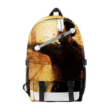 Imagem de Mochila escolar de anime Walkings Deads para escola - Yiweisai