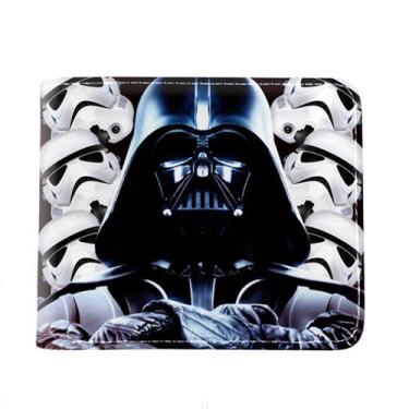 Imagem de Carteira, bolsa de moedas, couro, duas dobras, Darth Vader, anime, uni