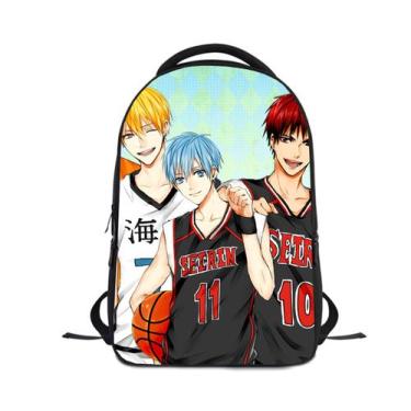 Imagem de Mochila Kurokos Basketball Kids School Poliéster 28x13x44cm - yiweisai