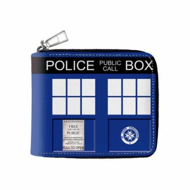 Imagem de Carteira Doctors Whos Anime Characters Slim Bifold Wallet - Yiweisai