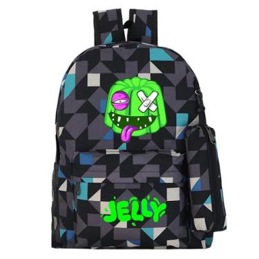 Imagem de Mochila escolar Jelly Green para crianças e crianças - yiweisai