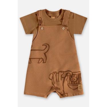 Imagem de Conjunto Jardineira e Body para Bebê Up Baby-Masculino