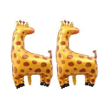 Imagem de Balões De Animais De Desenho Animado Da Selva Para Crianças: Girafa, L