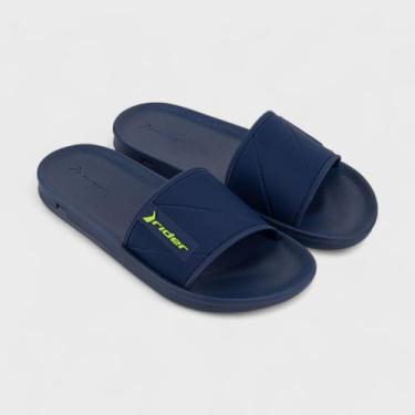Imagem de Chinelo Rider Street Slide, Azul, Verde, 40