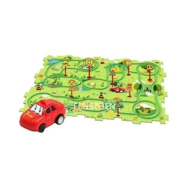 Imagem de Brinquedo Educacional Elétrico De Montagem DIY: Trem De Cidade Para Cr