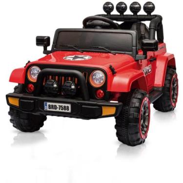 Imagem de Carrinho Infantil Elétrico Jipe Controle Remoto Mini Carro 12V Bang To