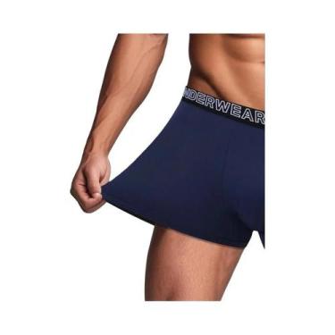 Imagem de Cuecas Boxer Confortáveis Estampadas Para Homens plus Size, Pacote Com