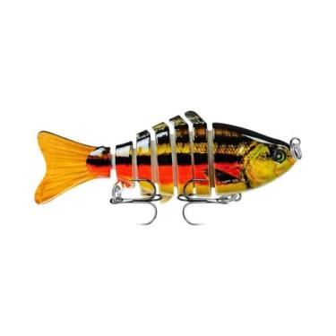 Imagem de Isca Artificial Rígida De Plástico Biônico De Sete Seções Luya De 10cm