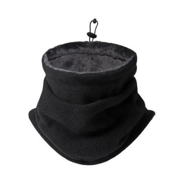 Imagem de Cachecol De Inverno Unissex Em Pelúcia Com Colarinho Para Crianças, Me