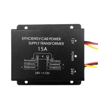 Imagem de Conversor De Tensão Automotivo 24V Para 12V 10A 15A 20A 30A Módulo Ada